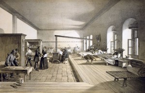 Florence Nightingale instituted sanitation measures at the British Army hospital at Scutari, Turkey (seen here) that improved patients survival. Credit: Wiki Commons