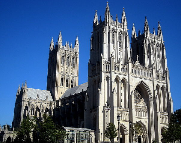 The United States National Cathedral is an Episcopal Cathedral. Photo by Agnosticpreacherskid